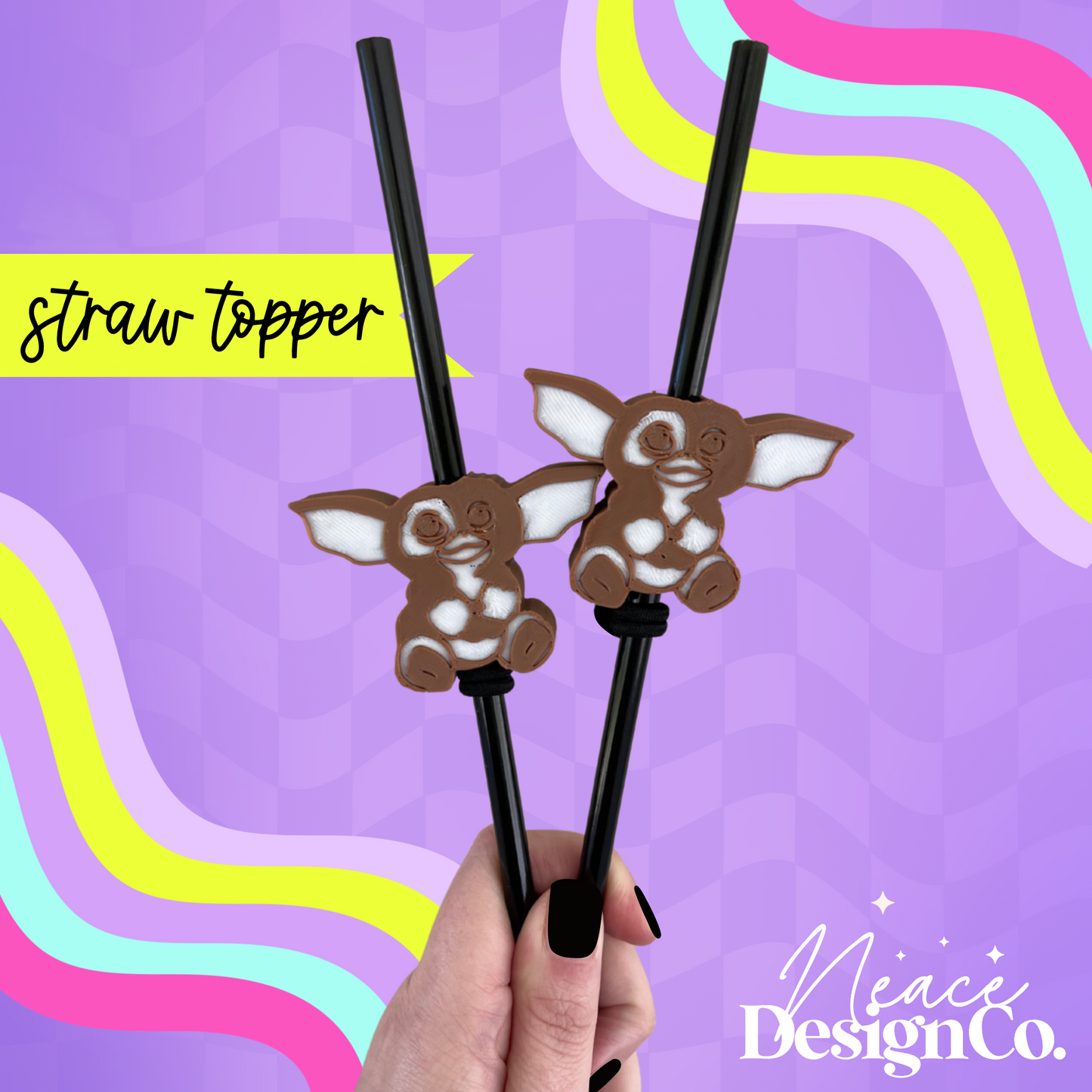 Gizmo 3D Straw Topper