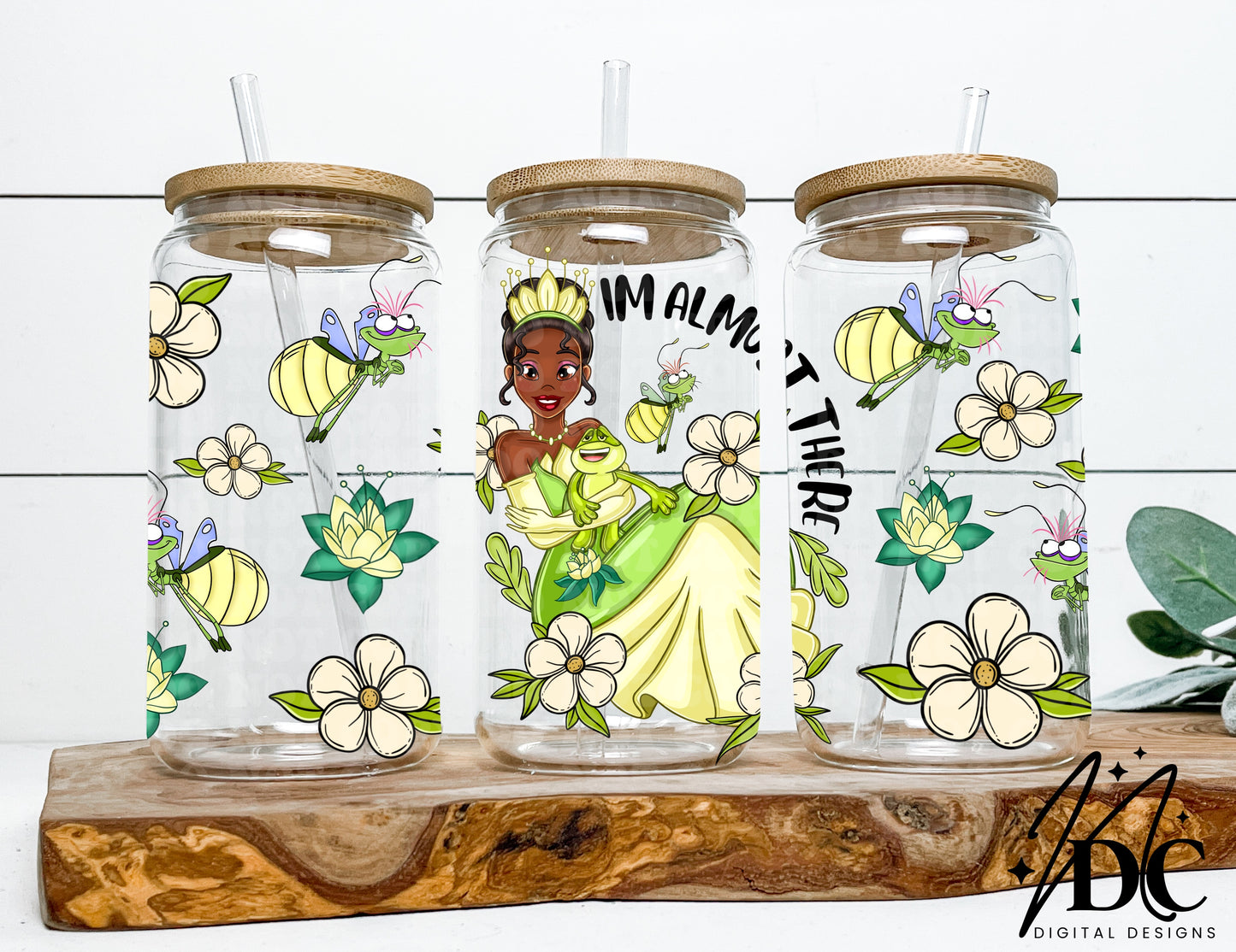 I'm Almost There Glass Can Wrap Digital PNG