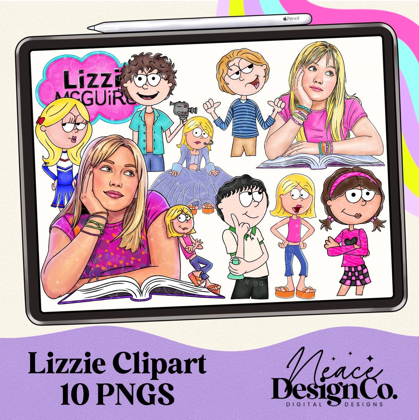 Lizzie Digital Clip Art
