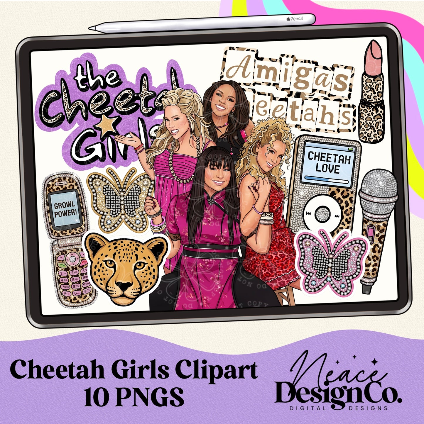Cheetah Girls Digital Clip Art
