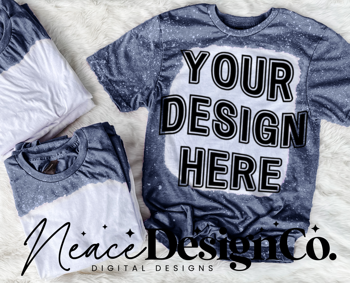 Gildan Dark Heather Bleached Mockup Digital Download