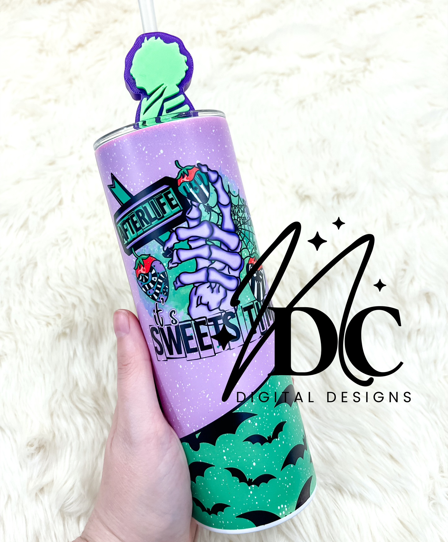 Beetlejuice 3D Straw Topper