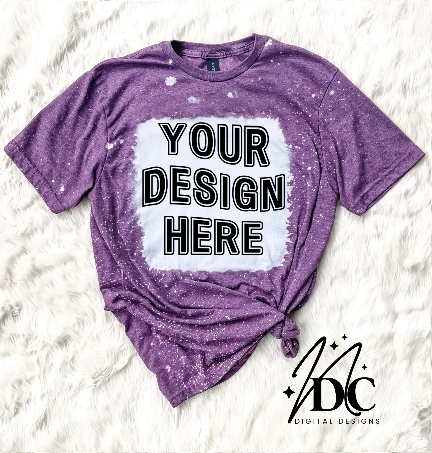 Gildan Heather Maroon Bleached Mockup Digital Download