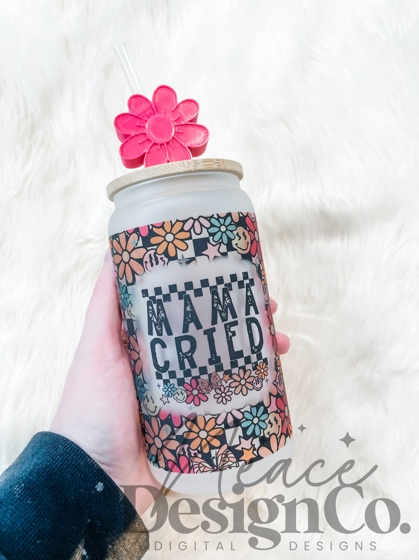 Spring Flower 3D Straw Topper