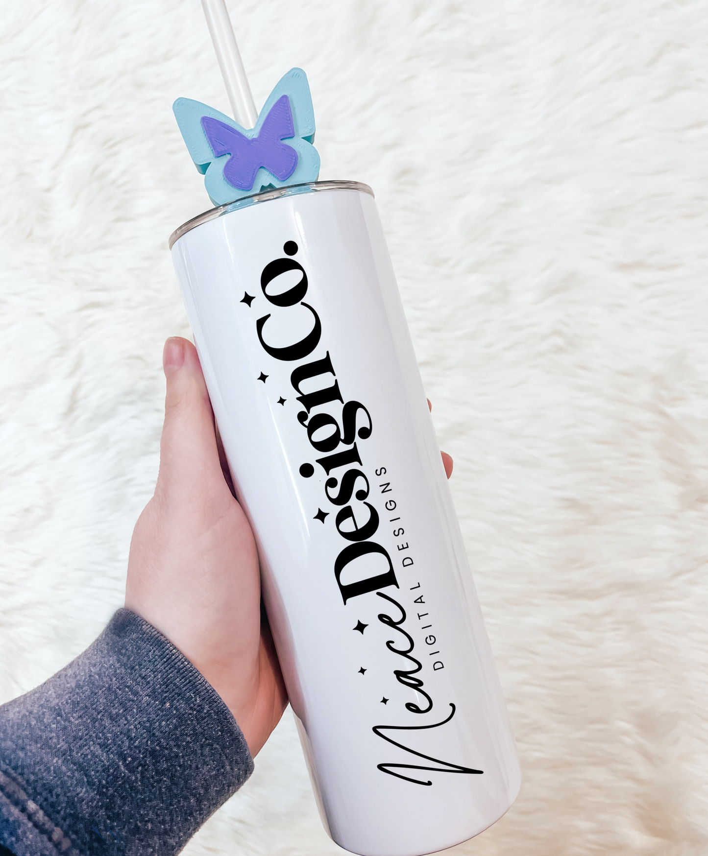 Butterfly 3D Straw Topper