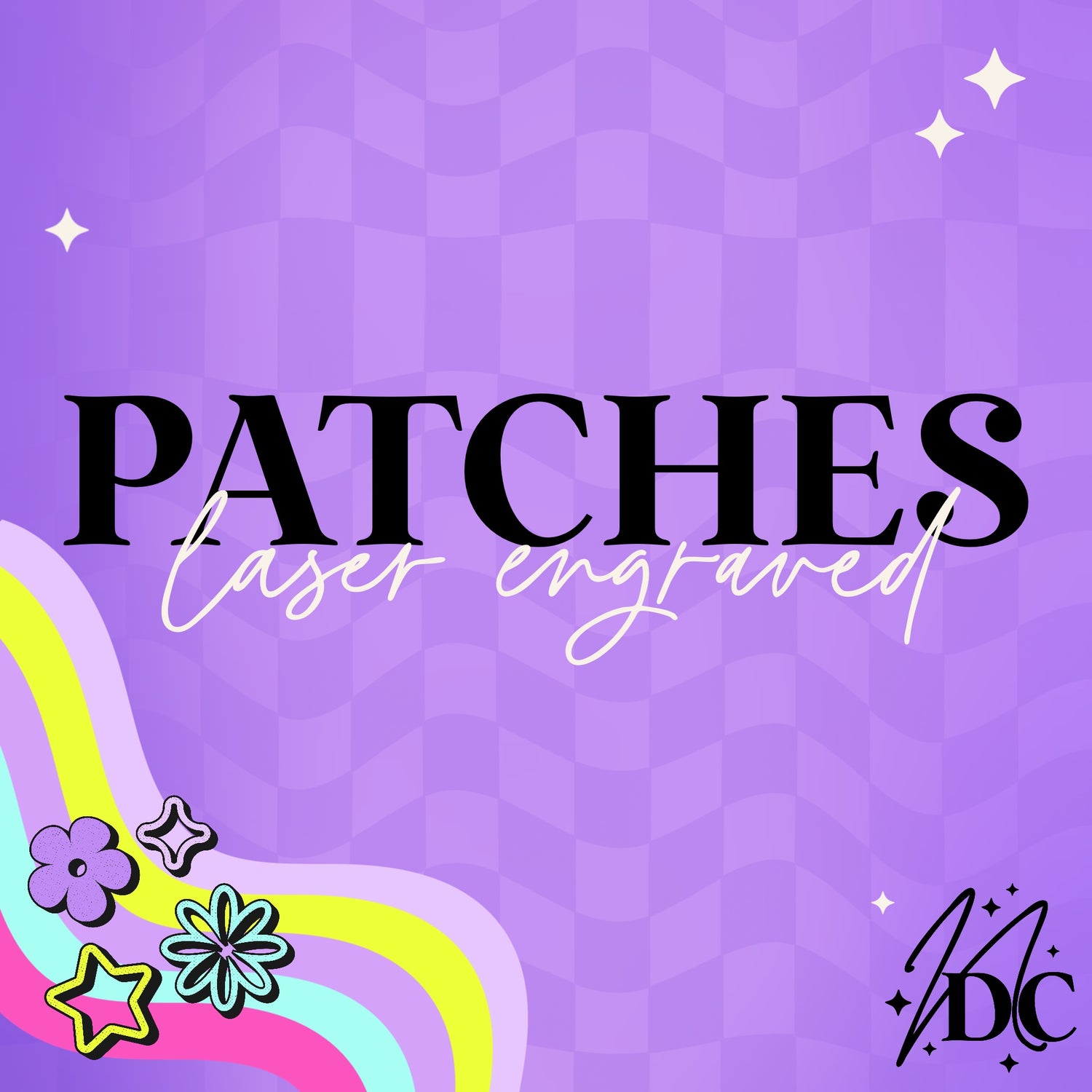 Laser Engraved Patches