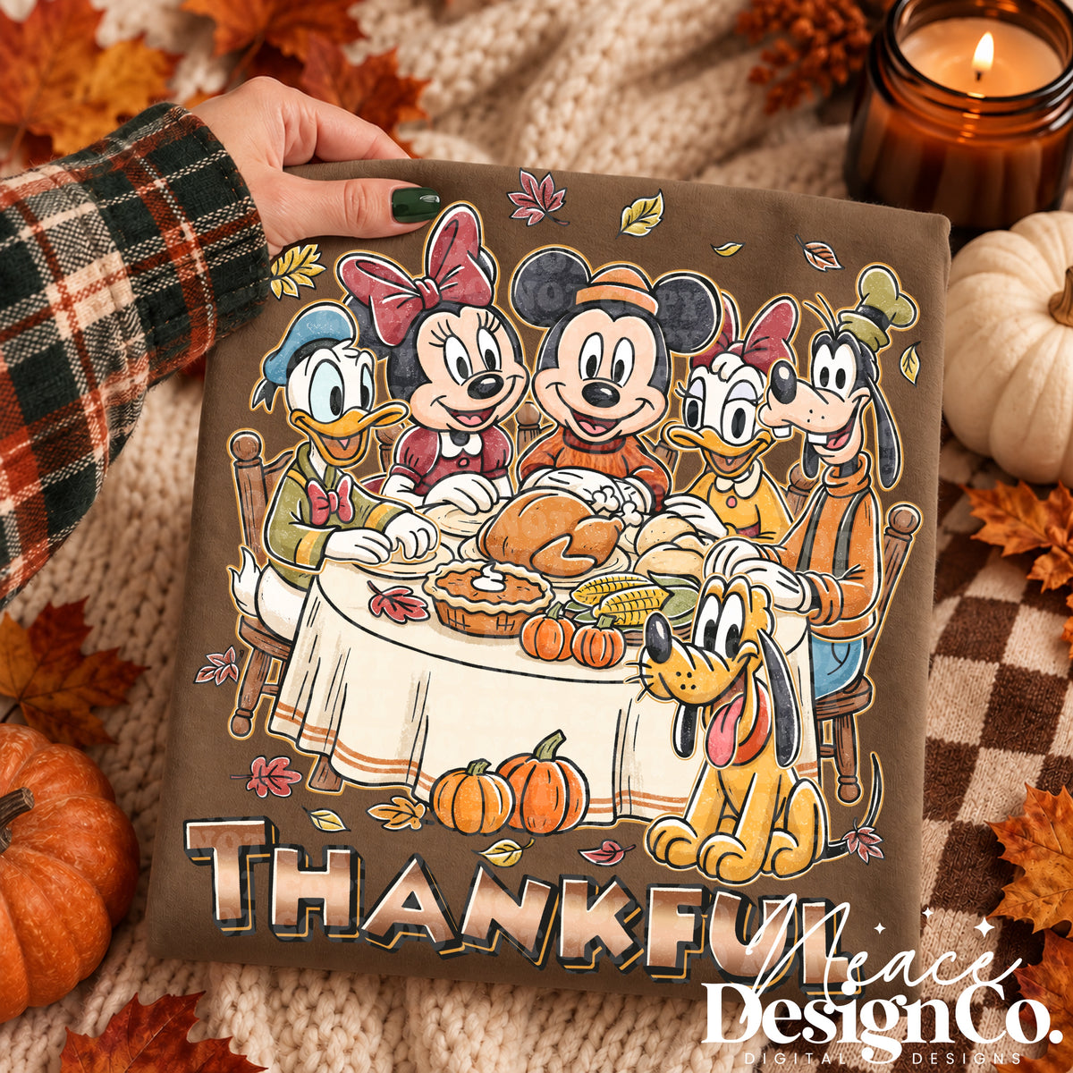 Mickey & Friends Thanksgiving Digital PNG
