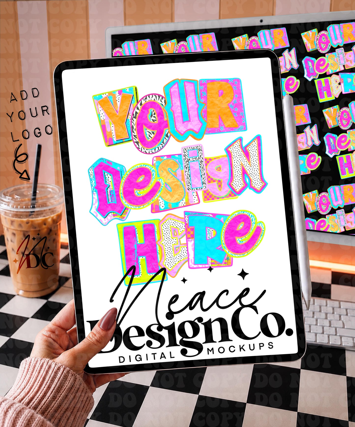 iPad & Desktop Digital Mockup Digital Download