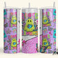 Books and Blooms Ghost Tumbler Digital PNG