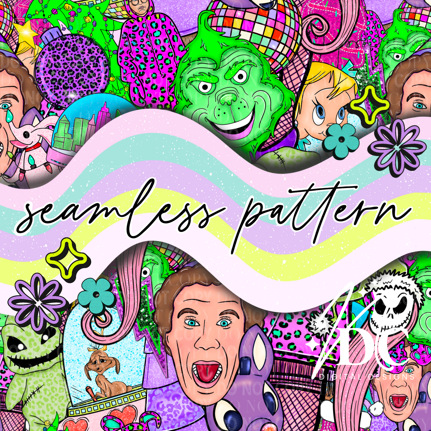 Lisa Frank Christmas Collab w/Sissy's Doodles