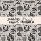 Divergent Gray Seamless Pattern Digital PNG