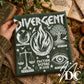 Divergent Distressed Digital PNG