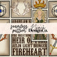 TOG Fireheart Seamless Pattern Digital PNG