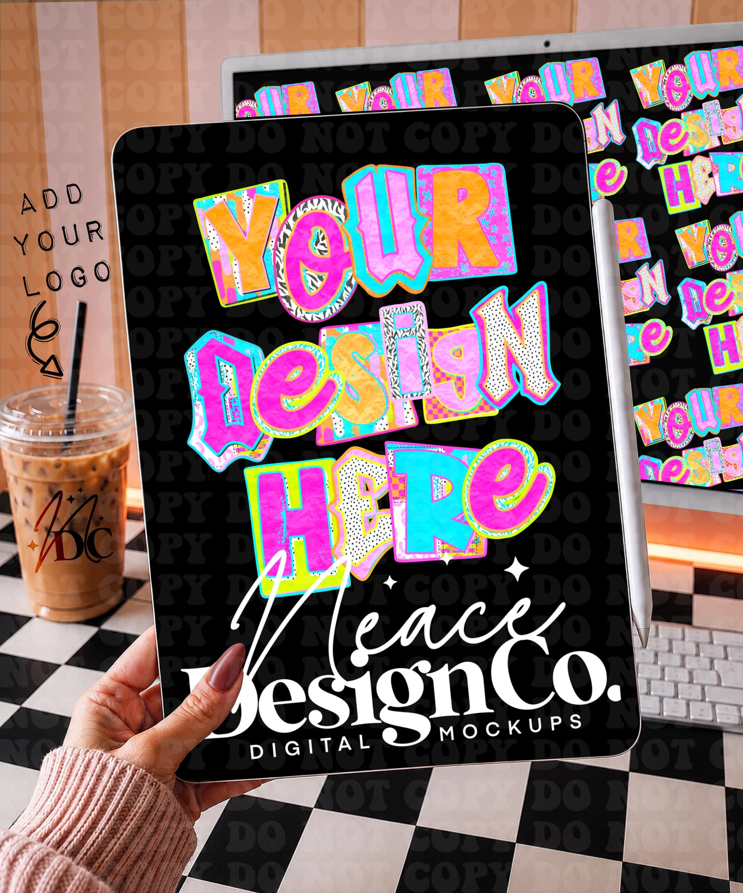 iPad & Desktop Digital Mockup Digital Download