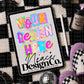 iPad Digital Mockup Spooky Checkered Digital Download