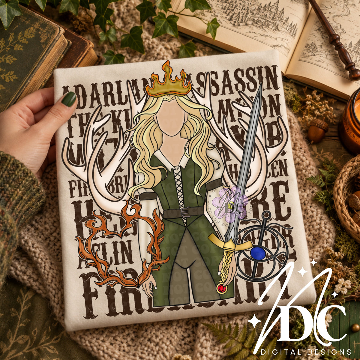 TOG Aelin Fireheart Digital PNG