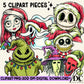 NBC Christmas Digital Clip Art