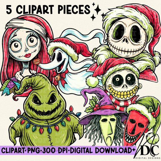 NBC Christmas Digital Clip Art
