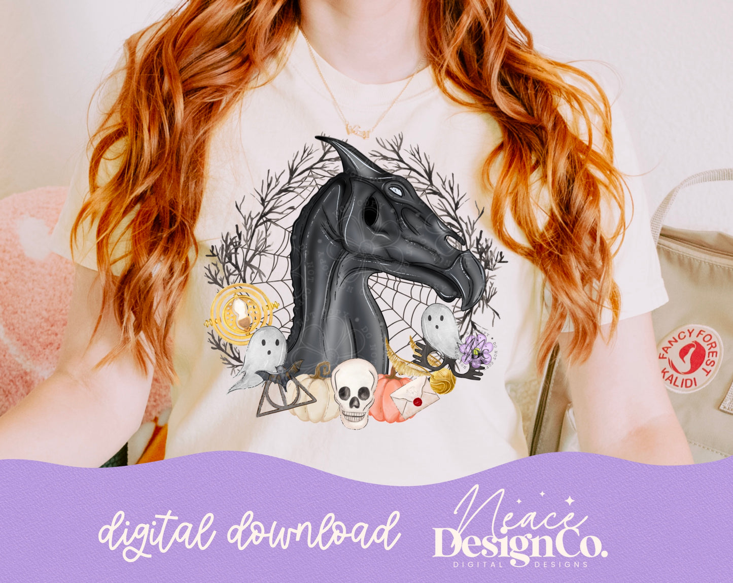 Thestral Fall Digital PNG