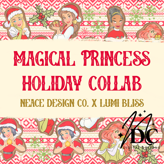 Magical Holiday Princess Collab with Lumi Bliss Digital Design Bundle