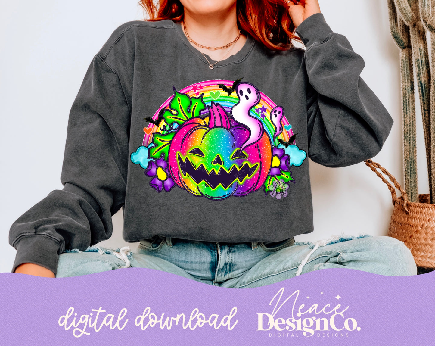 LF Ghost Pumpkin Digital PNG