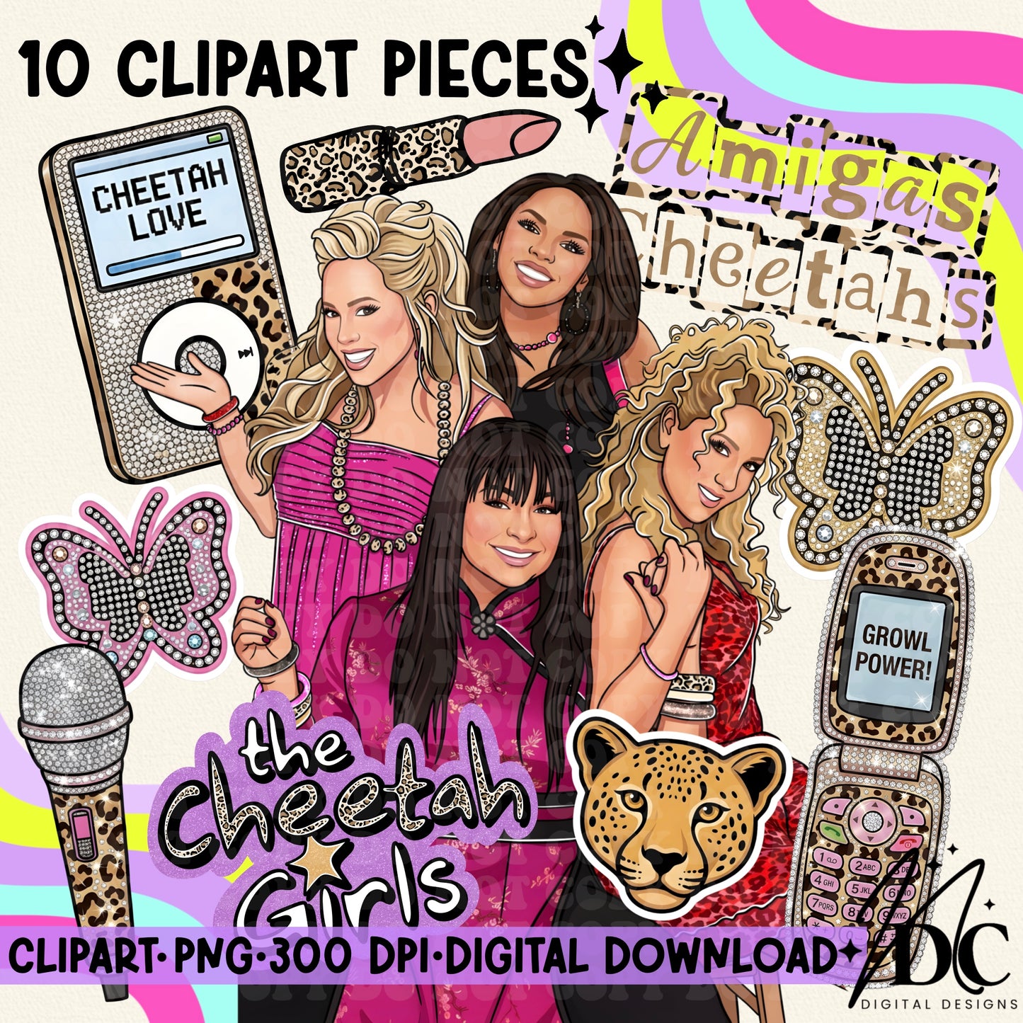 Cheetah Girls Digital Clip Art
