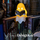 Bookish Ghost Shelf Sitter