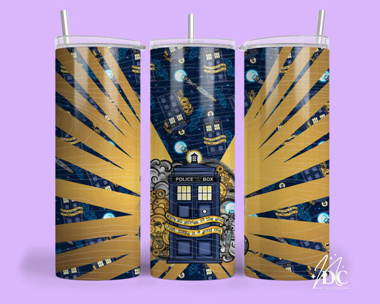 Doctor Who Tumbler Digital PNG