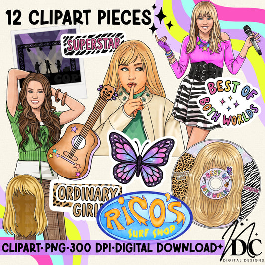 Hannah M Digital Clip Art
