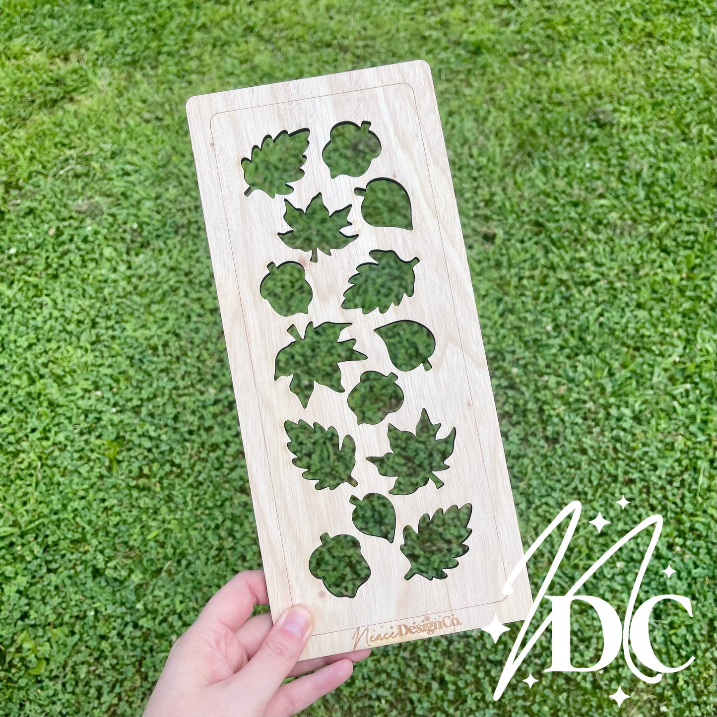 Fall Leaves Bleaching Stencil