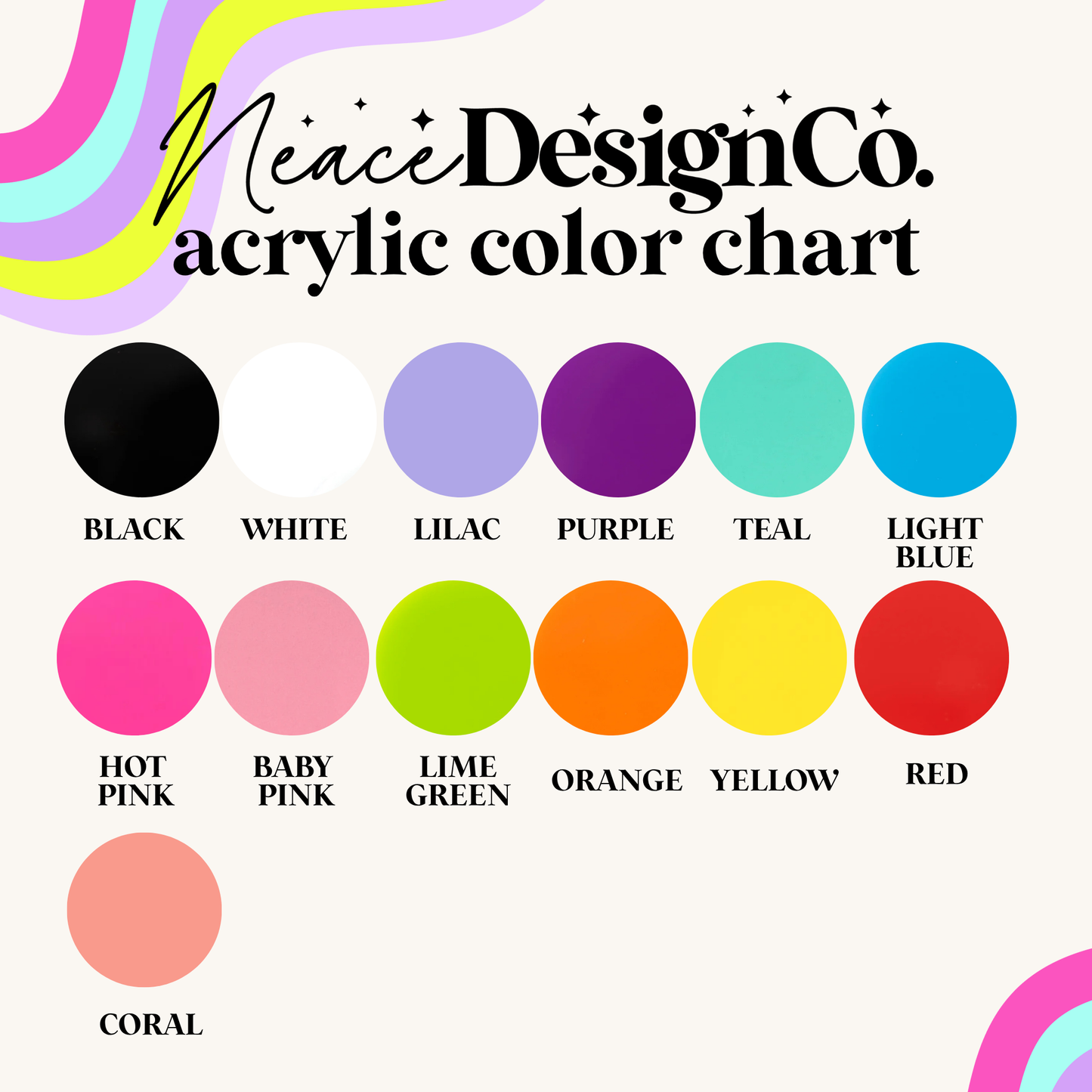 10 Inch Acrylic Physical Watermark