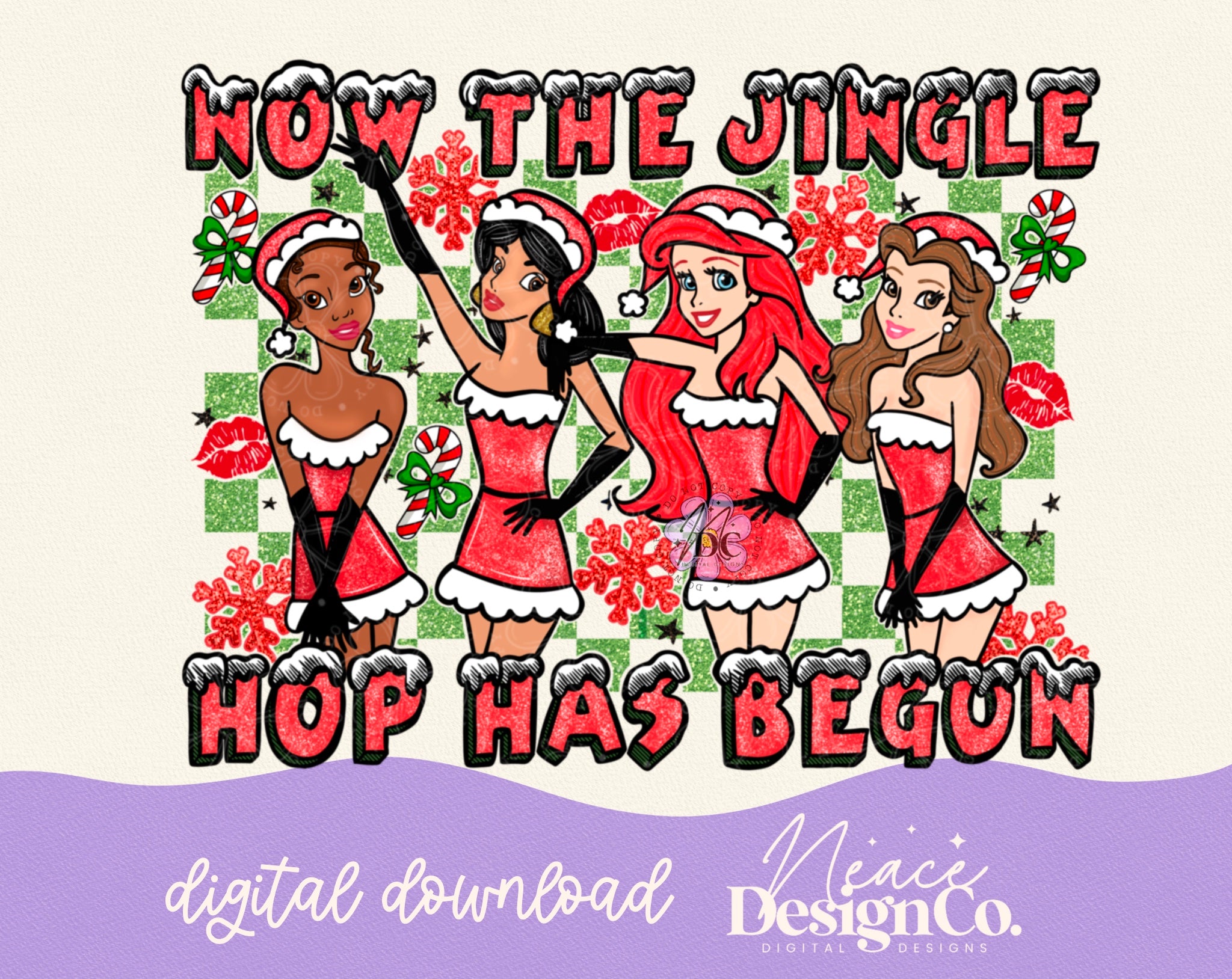 Princess Jingle Hop Has Begun Digital PNG – Neace Design Co. Digital ...