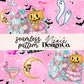 Ghouls Just Wanna Have Fun Seamless Pattern Digital PNG