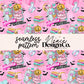 Ghouls Just Wanna Read Books Seamless Pattern Digital PNG