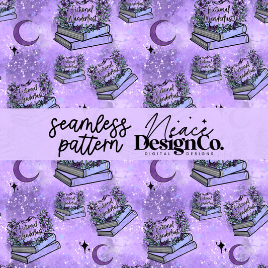 Fictional Wanderlust Seamless Digital PNG