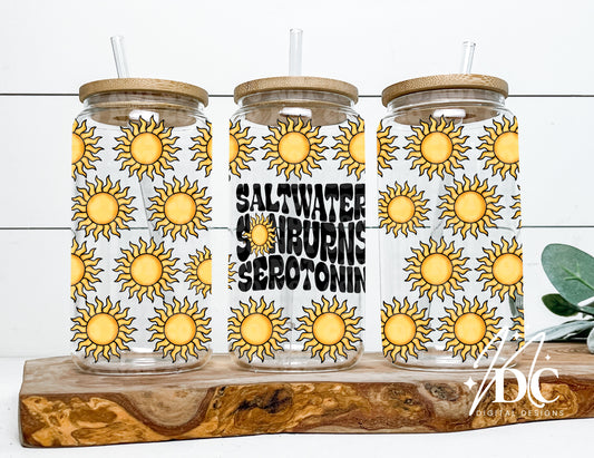 Saltwater Sunburn Serotonin 16oz Wrap Digital PNG