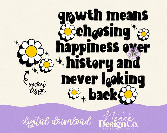 Happiness Over History with Pocket Digital PNG