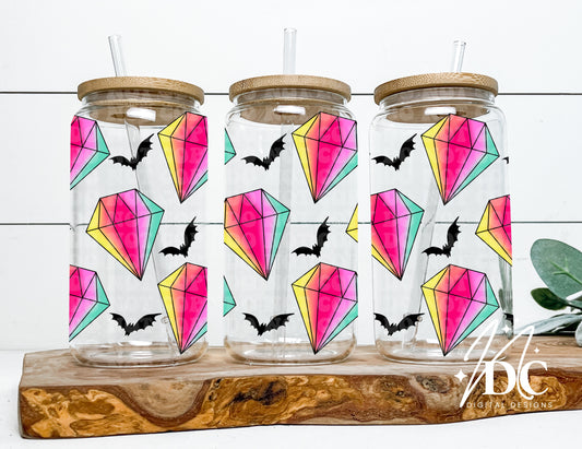 Shine Bright You Bat Shit Crazy 16oz Wrap Seamless Digital PNG