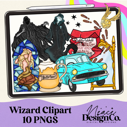 Wizard Digital Clip Art