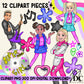 Zenon Y2K Digital Clip Art