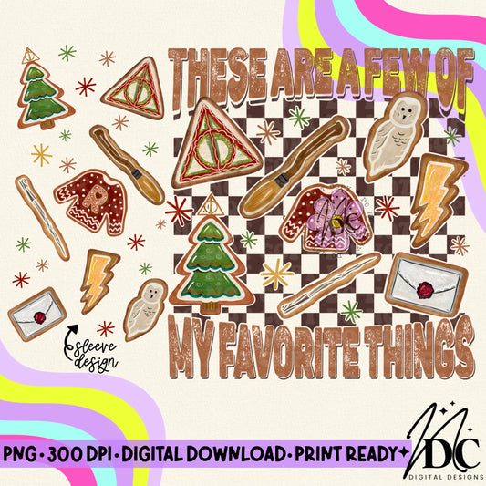 HP Favorite Things w/Sleeve Design Digital PNG