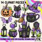 Cute Halloween Digital Clip Art