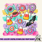 8-31 Manic Monday Bundle Digital PNG