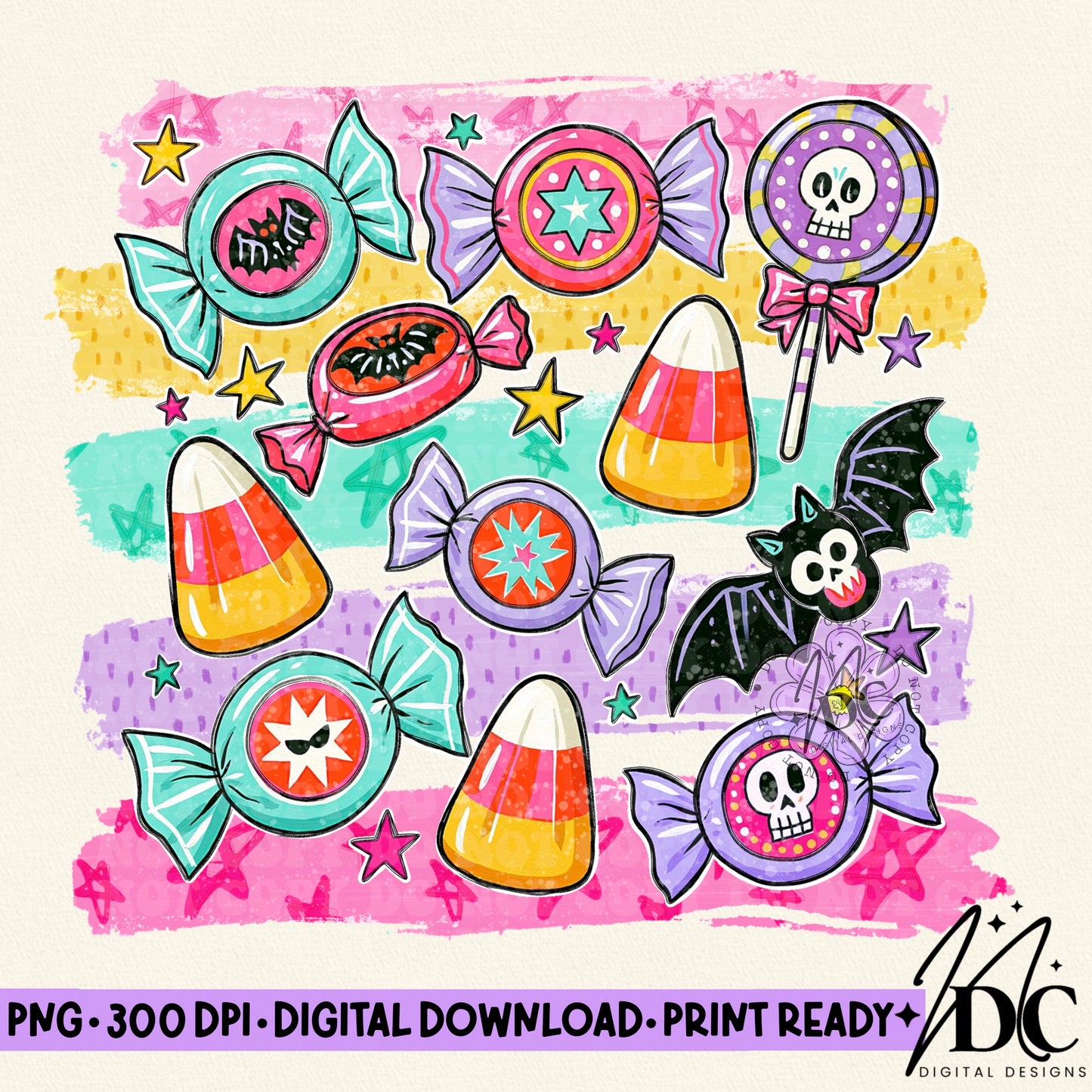 8-31 Manic Monday Bundle Digital PNG