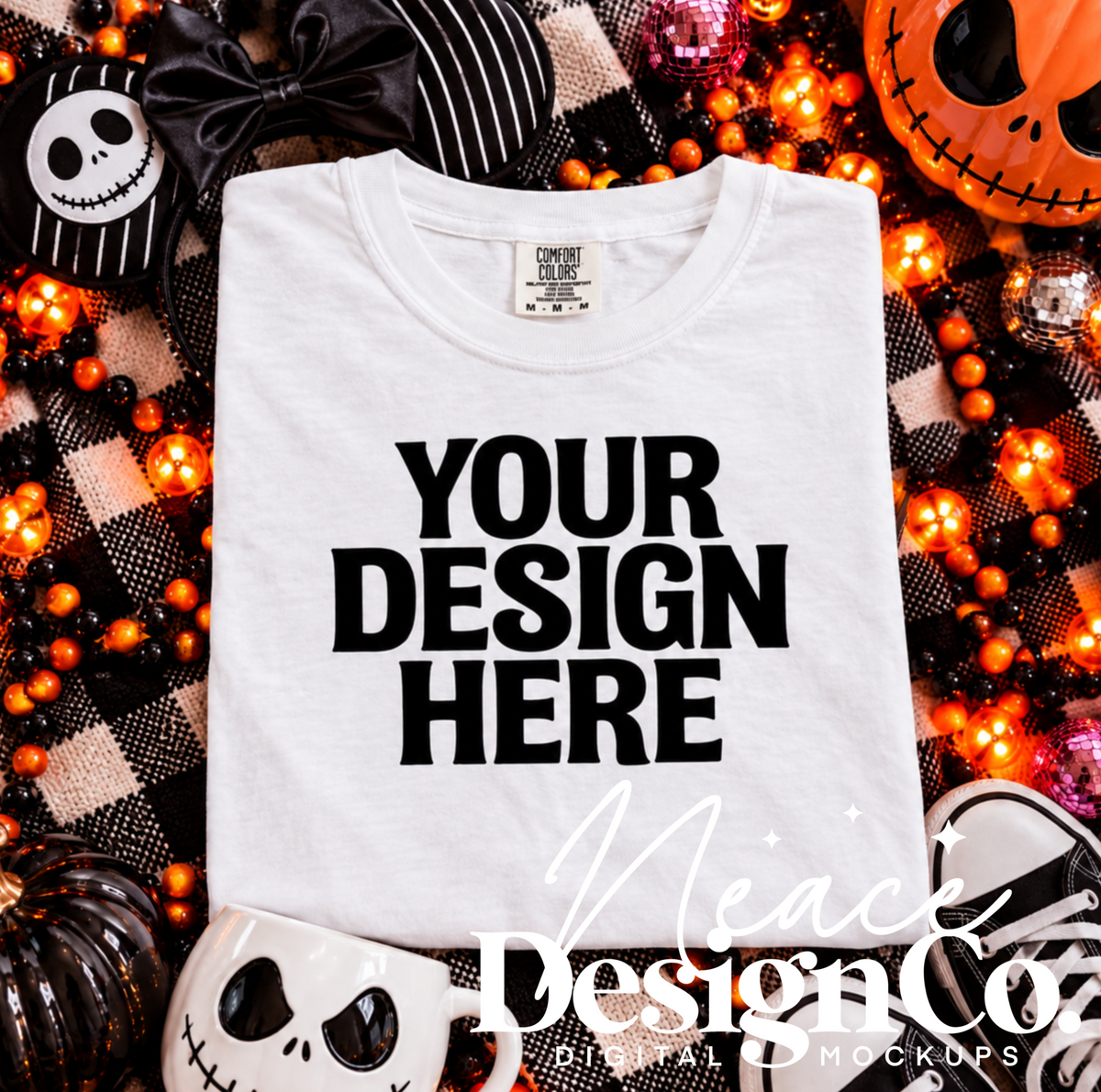 NBC Holiday Theme Park Mockup Bundle Digital Download