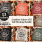 Fall Comfort Colors 1717 Mockup Bundle Digital Download