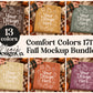 Fall Comfort Colors 1717 Mockup Bundle Digital Download