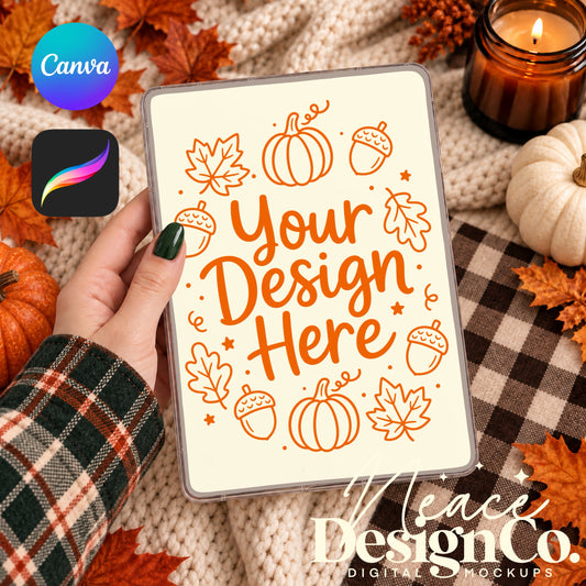 Fall Kindle Insert Mockup Digital Download