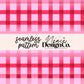 Pink Glitter Gingham Seamless Digital PNG
