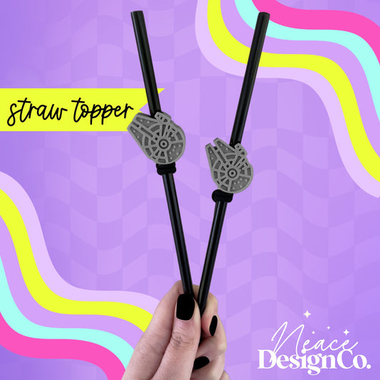 Millennium Falcon 3D Straw Topper